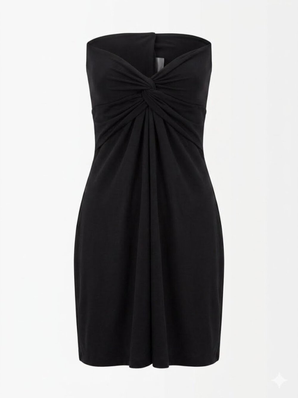 Lush NWT Black Strapless Padded Sweetheart Neck Strapless Formal Dress 4921